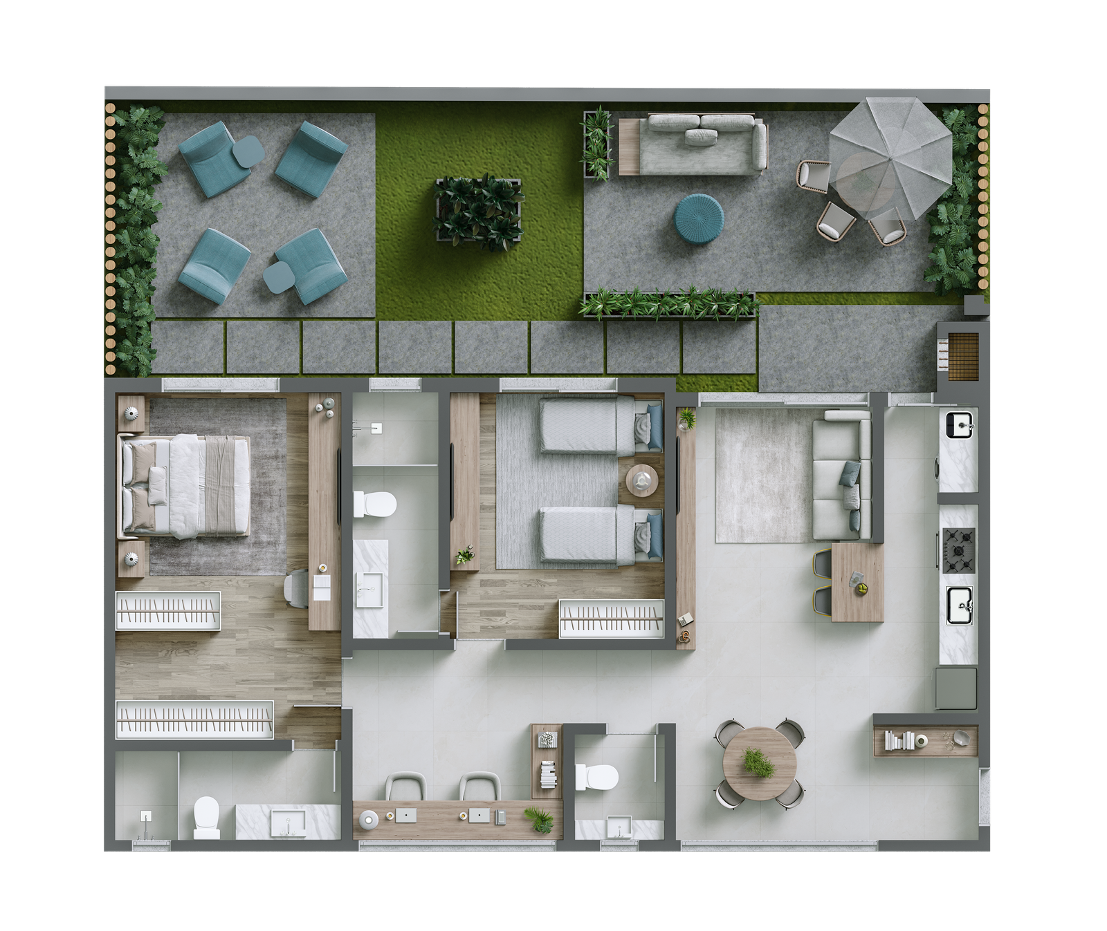 2 Bed, 2 Bath, ApartmentFor Sale, Florianópolis, Santa Catarina, 88061-700