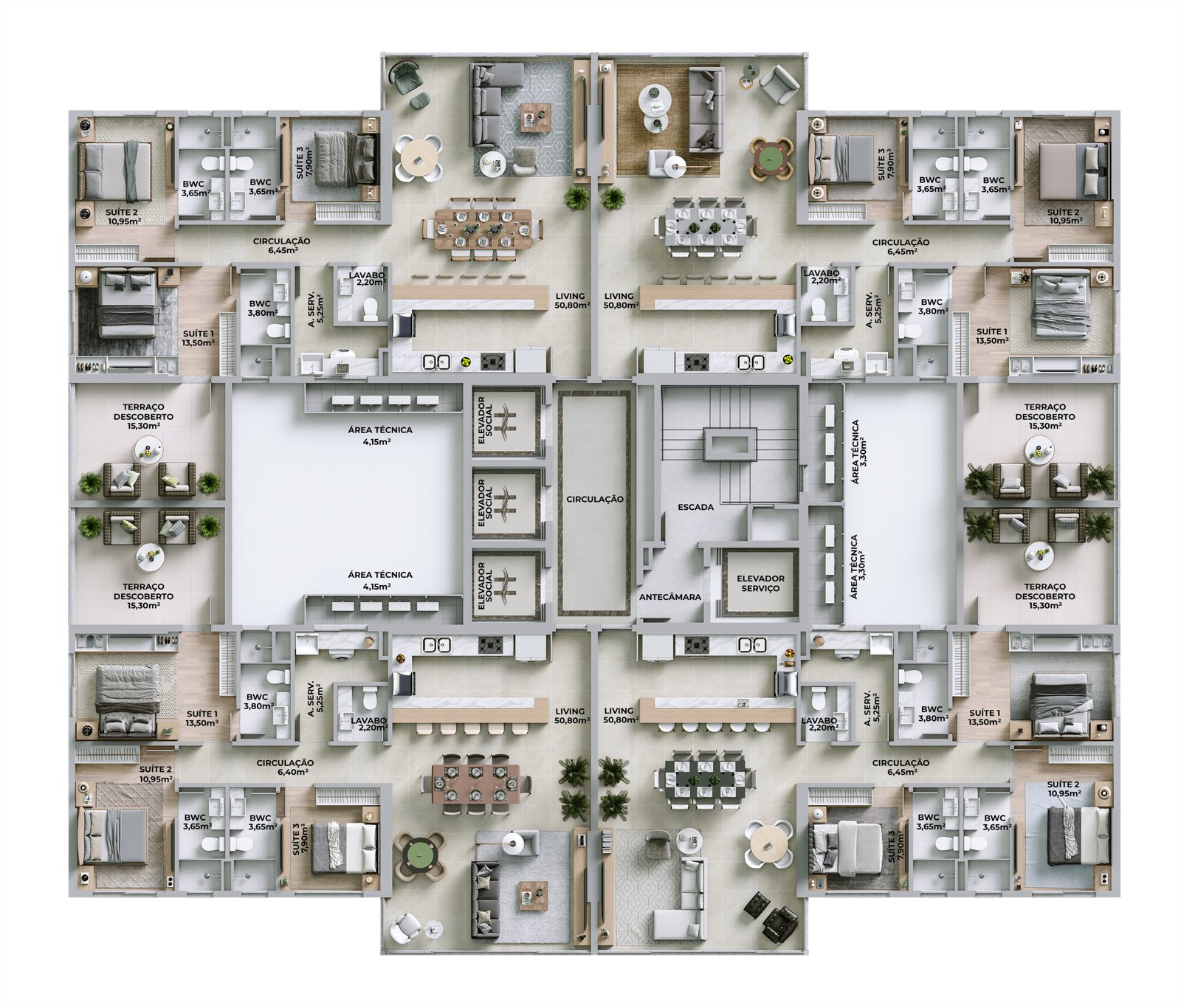 4 Bed, 2 Bath, ApartmentFor Sale, Centro, Santa Catarina, 88330-394