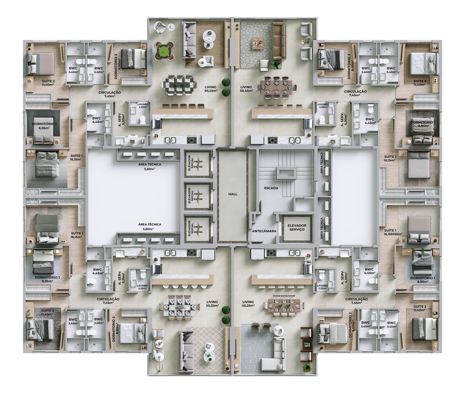 4 Bed, 2 Bath, ApartmentFor Sale, Centro, Santa Catarina, 88330-394