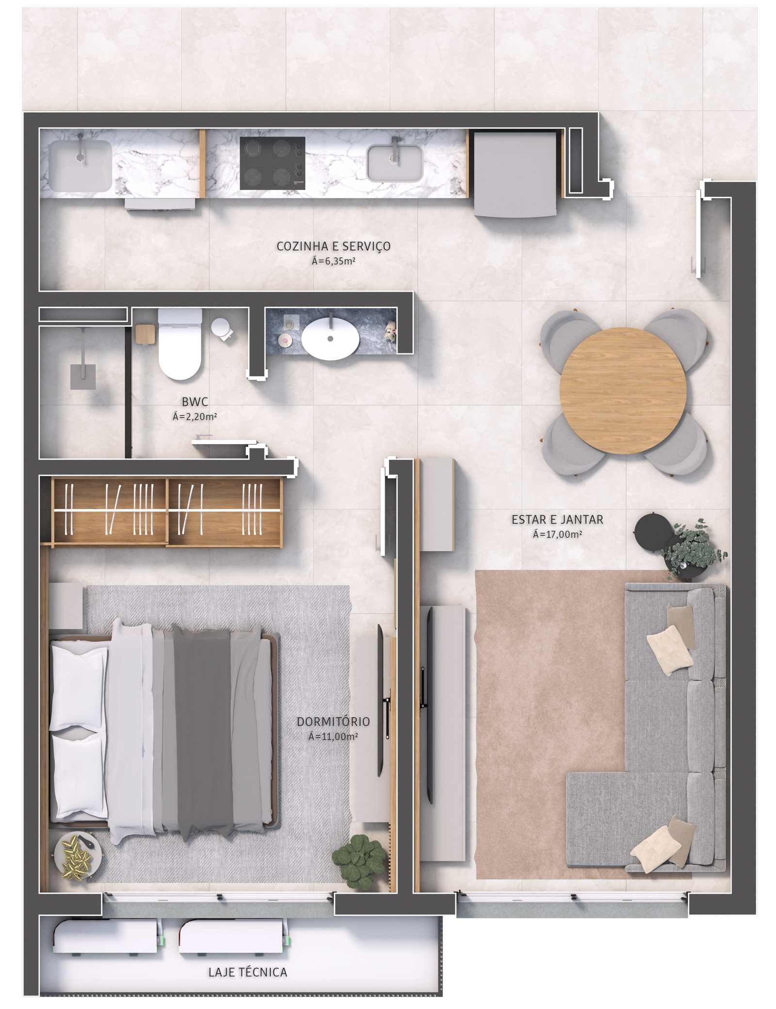 1 Bed, 1 Bath, ApartmentFor Sale