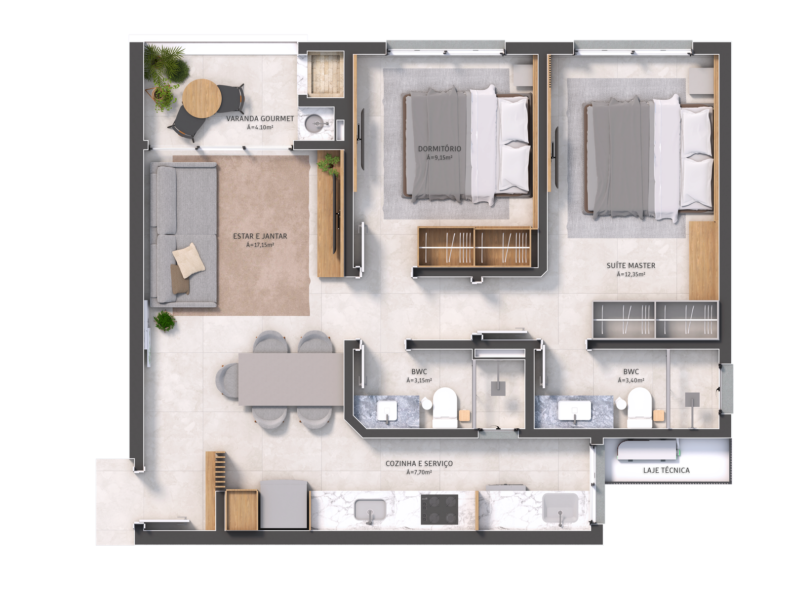 1 Bed, 1 Bath, ApartmentFor Sale