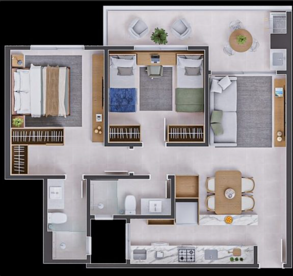 3 Bed, ApartmentFor Sale, Florianópolis, Santa Catarina, 88063-300