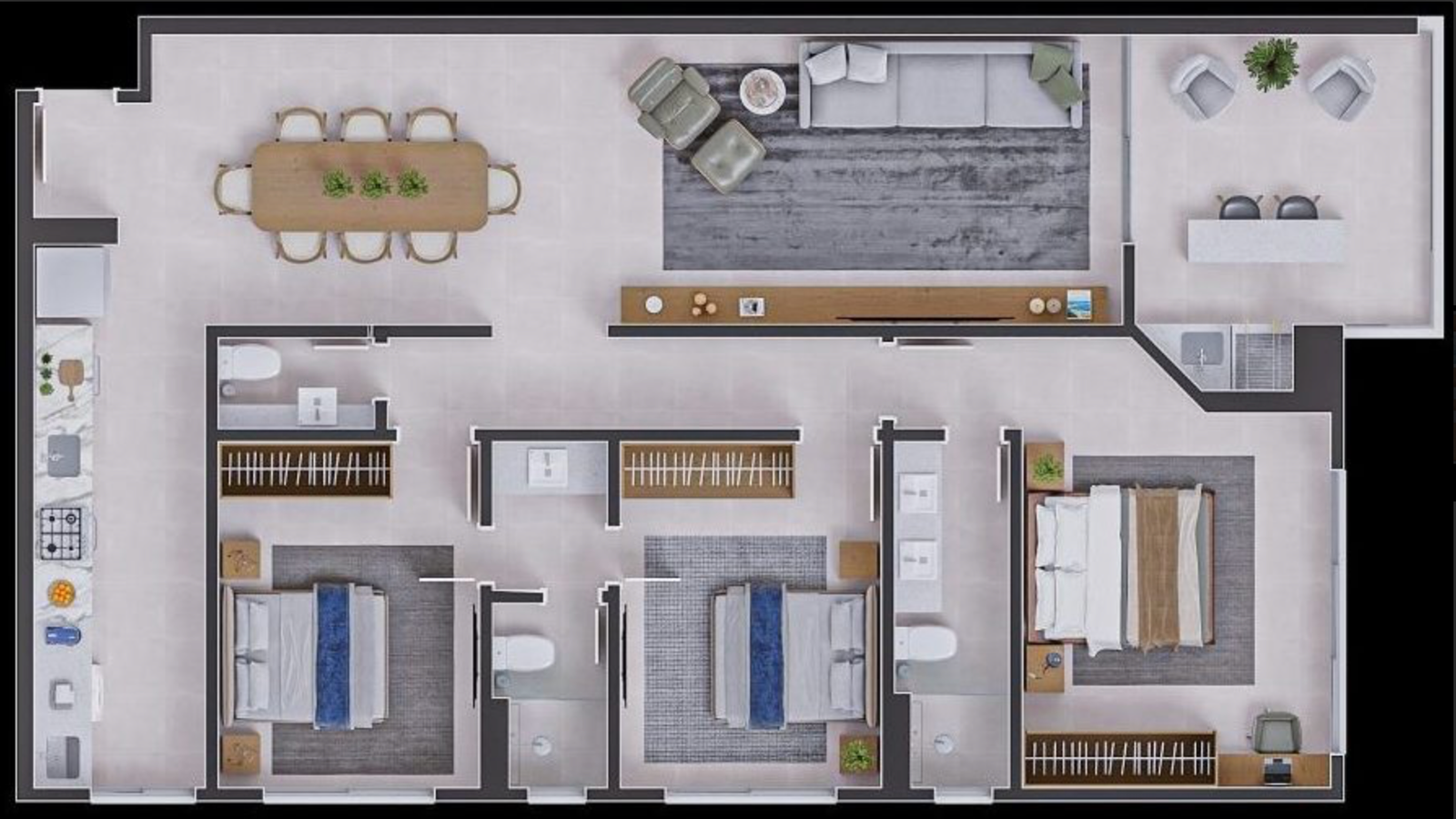 3 Bed, ApartmentFor Sale, Florianópolis, Santa Catarina, 88063-300