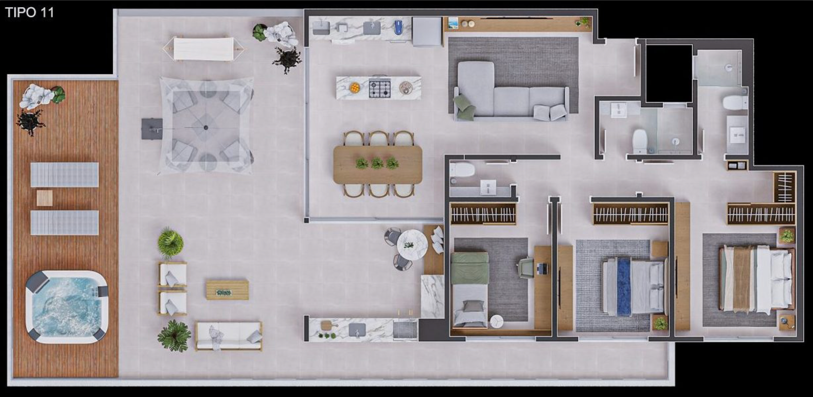 3 Bed, ApartmentFor Sale, Florianópolis, Santa Catarina, 88063-300