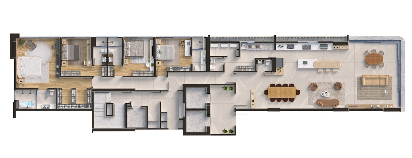 4 Bed, 5 Bath, ApartmentFor Sale, Santa Catarina, 88220-000