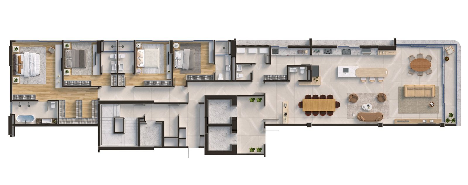 4 Bed, 5 Bath, ApartmentFor Sale, Santa Catarina, 88220-000