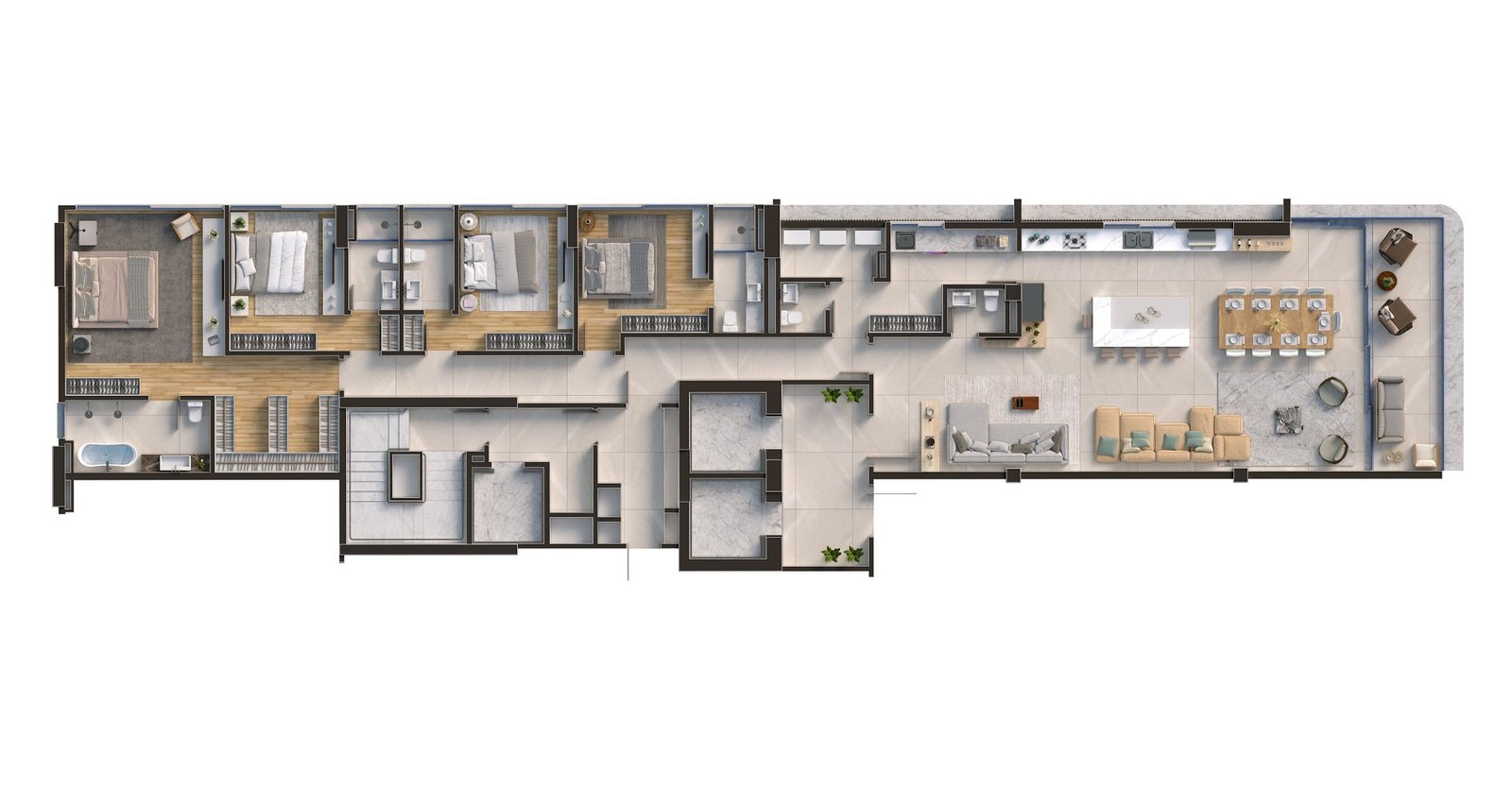 4 Bed, 5 Bath, ApartmentFor Sale, Santa Catarina, 88220-000