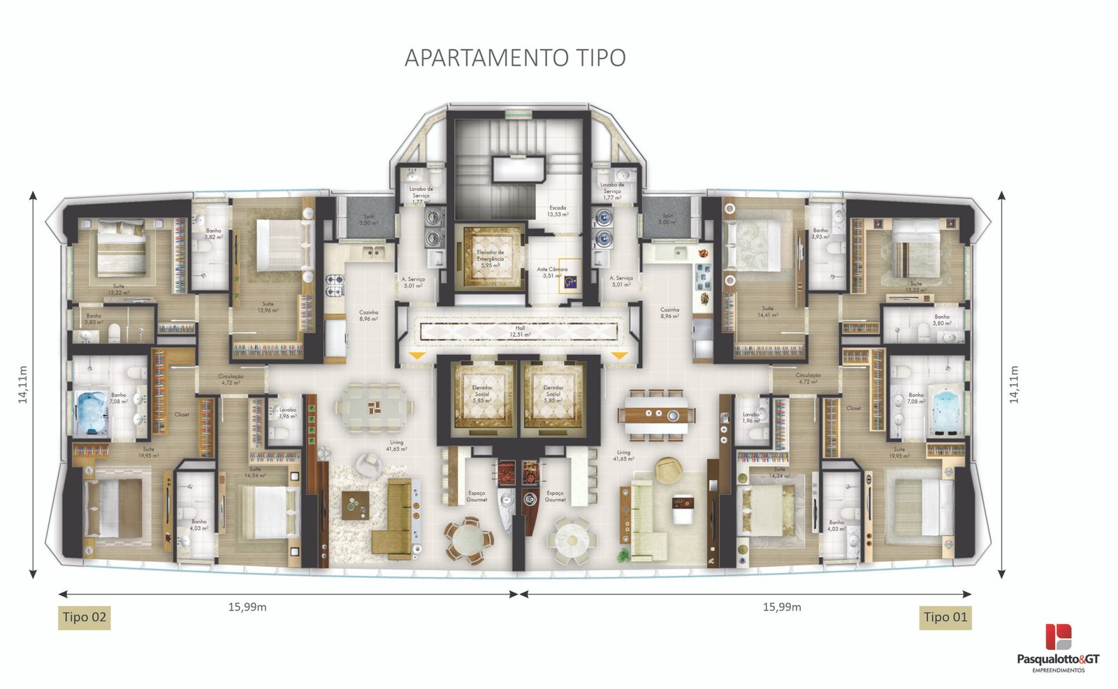 4 Bed, 5 Bath, ApartmentFor Sale, Centro, Santa Catarina, 88330-236