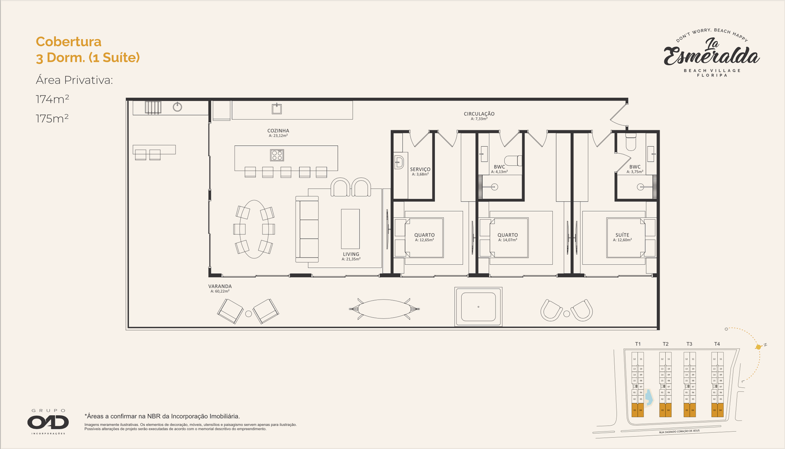 1 Bed, 1 Bath, ApartmentFor Sale, Morro das Pedras, Santa Catarina, 88066-070