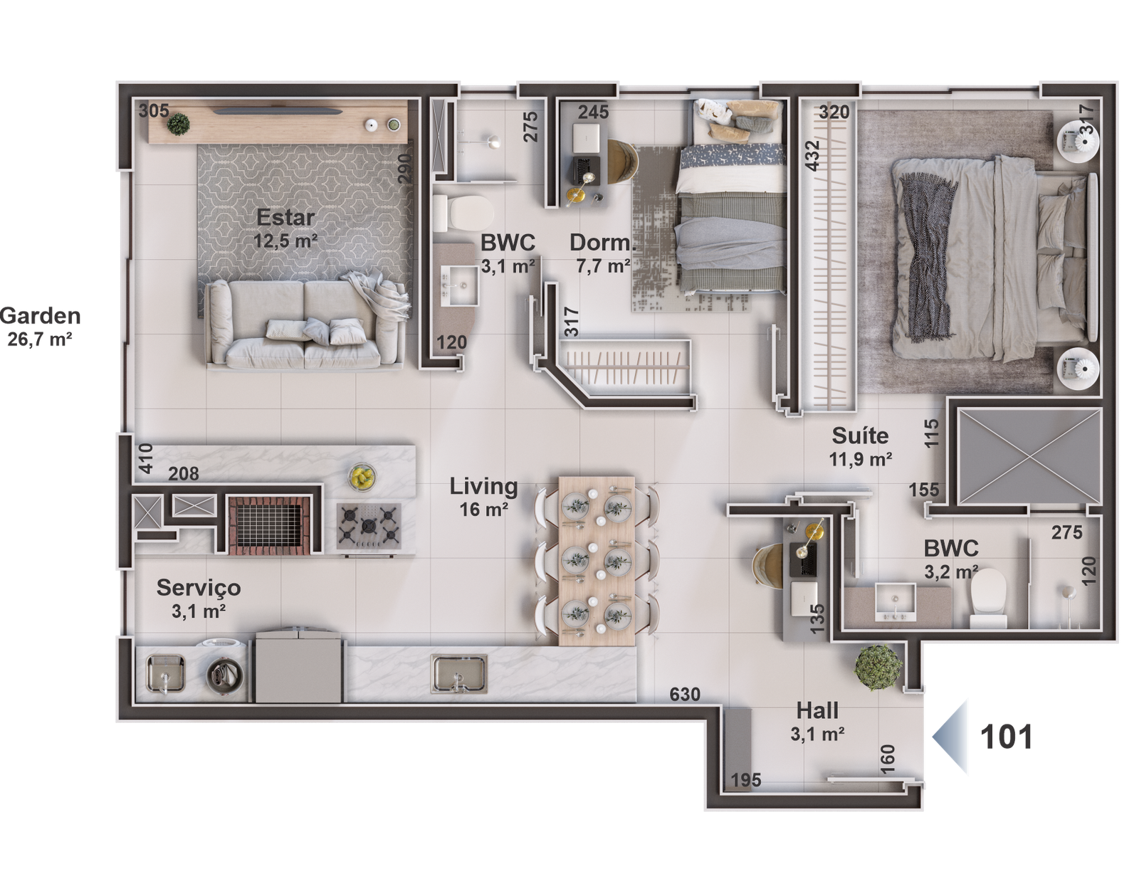 1 Bed, ApartmentFor Sale, Florianópolis, Santa Catarina, 88056-362