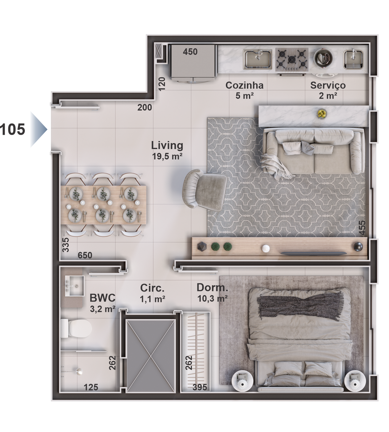 1 Bed, ApartmentFor Sale, Florianópolis, Santa Catarina, 88056-362
