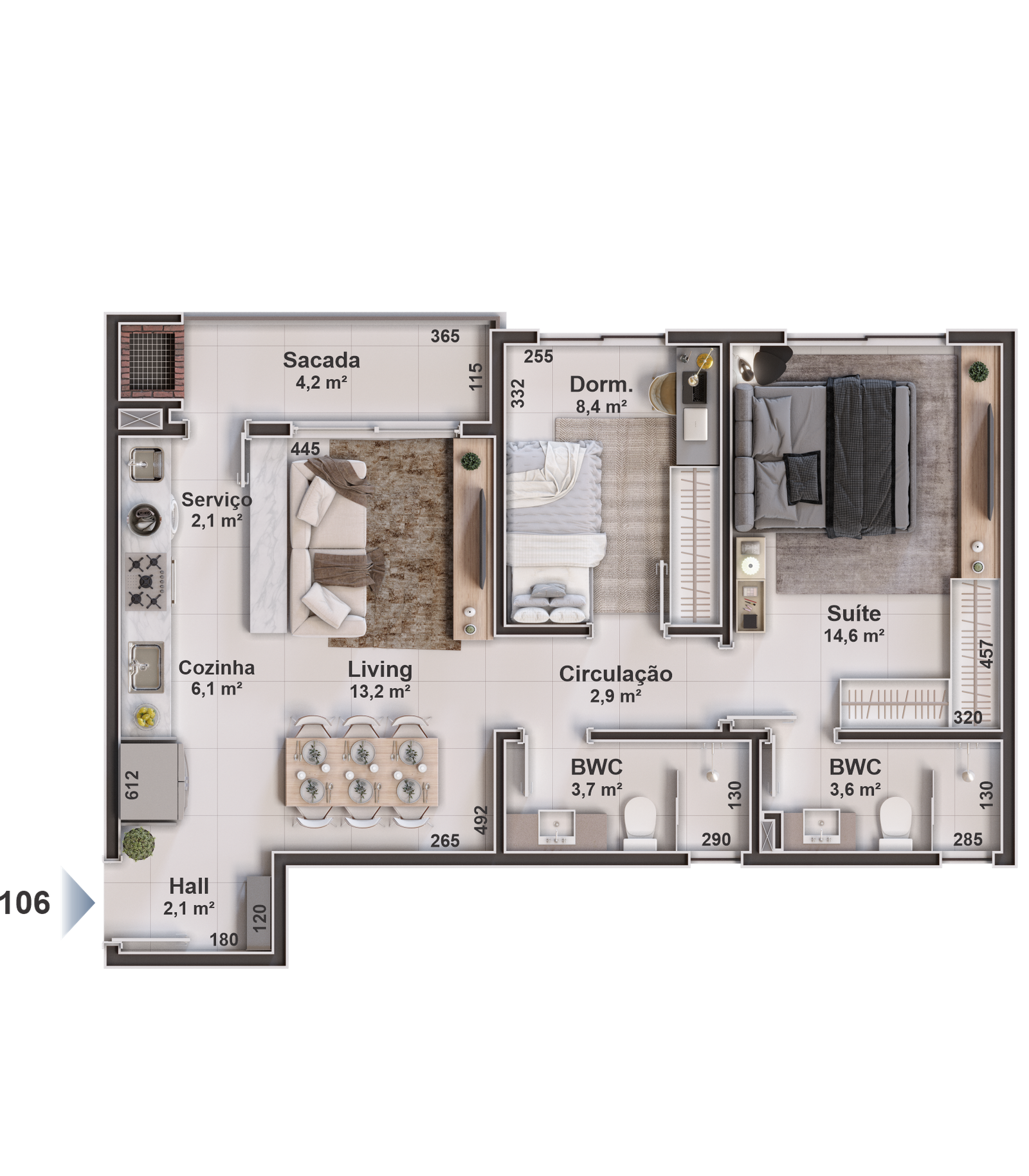 1 Bed, ApartmentFor Sale, Florianópolis, Santa Catarina, 88056-362