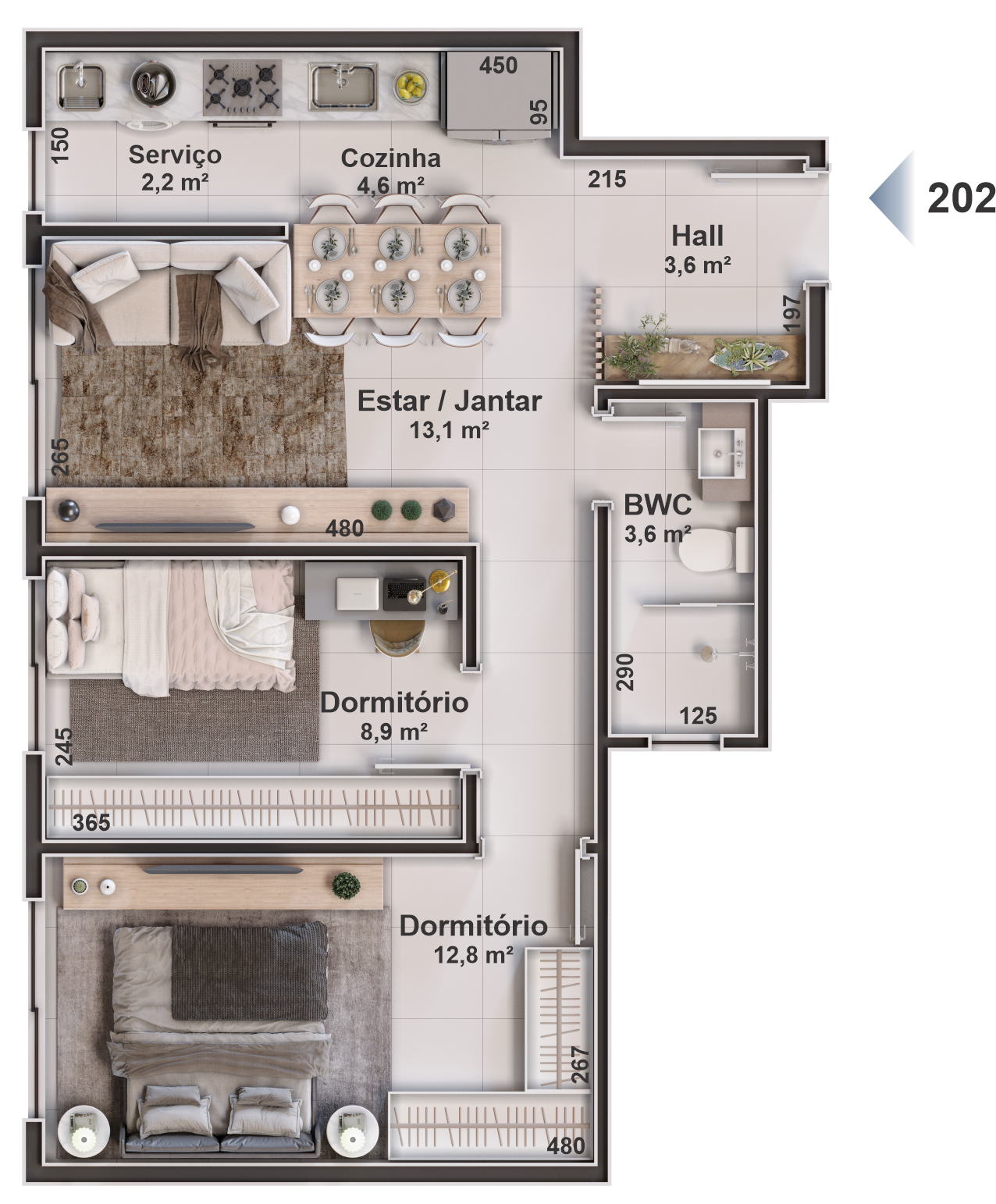 1 Bed, ApartmentFor Sale, Florianópolis, Santa Catarina, 88056-362