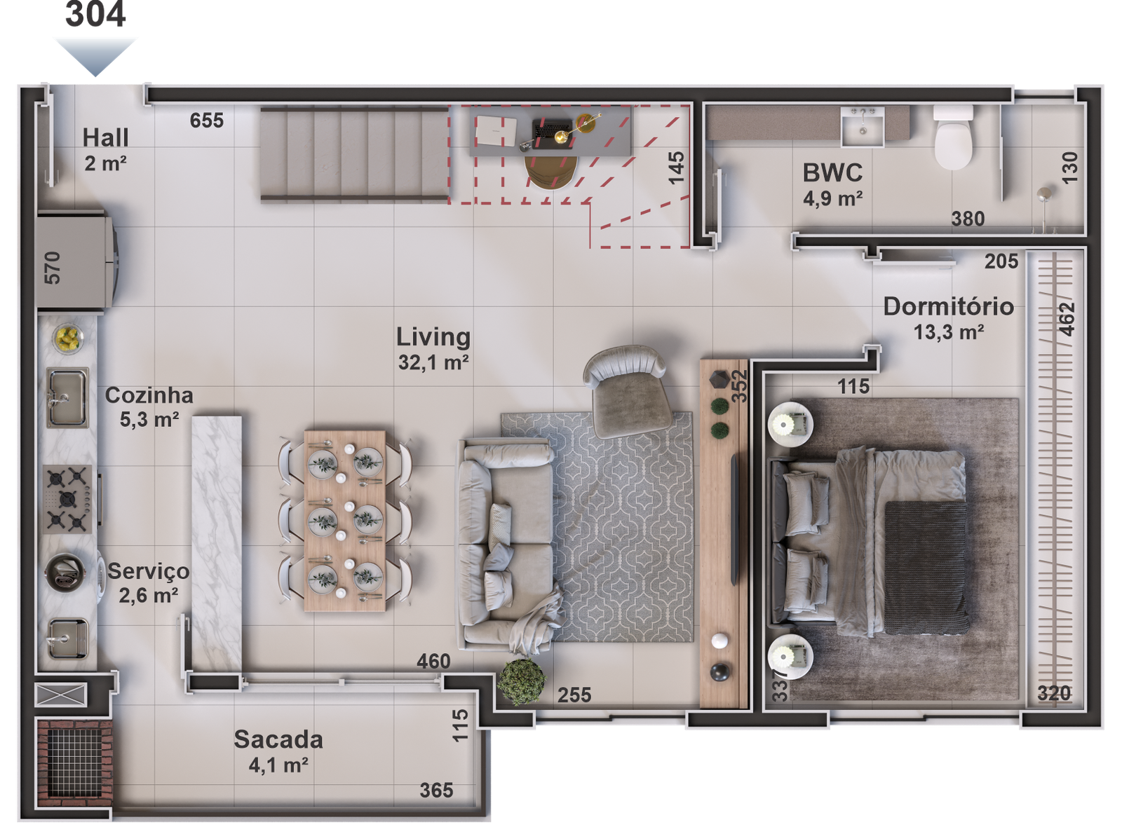 1 Bed, ApartmentFor Sale, Florianópolis, Santa Catarina, 88056-362