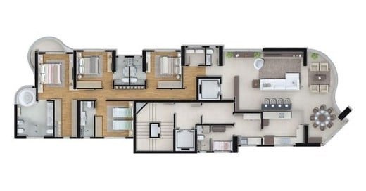 4 Bed, 5 Bath, ApartmentFor Sale, Centro, Santa Catarina, 88330-036