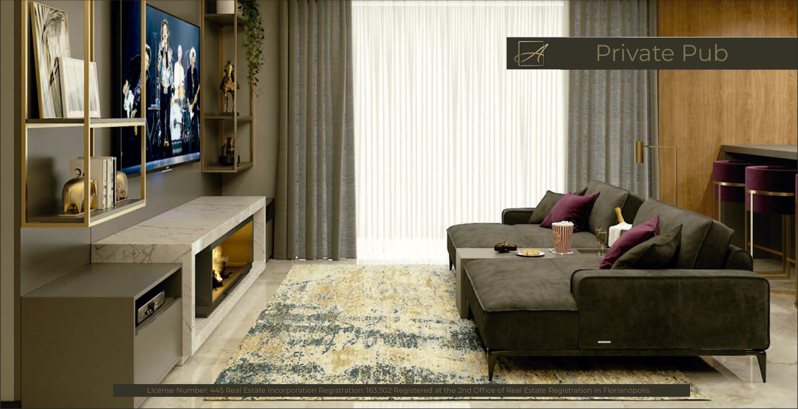 1 Bed, 1 Bath, ApartmentFor Sale, Jurerê, Santa Catarina, 88053-600