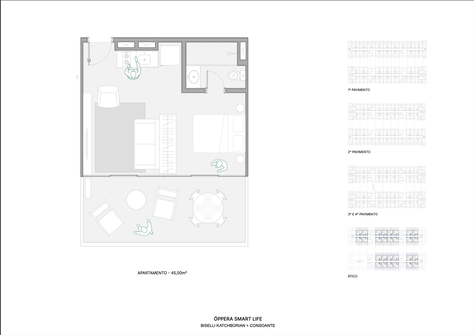 1 Bed, 1 Bath, ApartmentFor Sale, State of Santa Catarina, 7FXR+M38