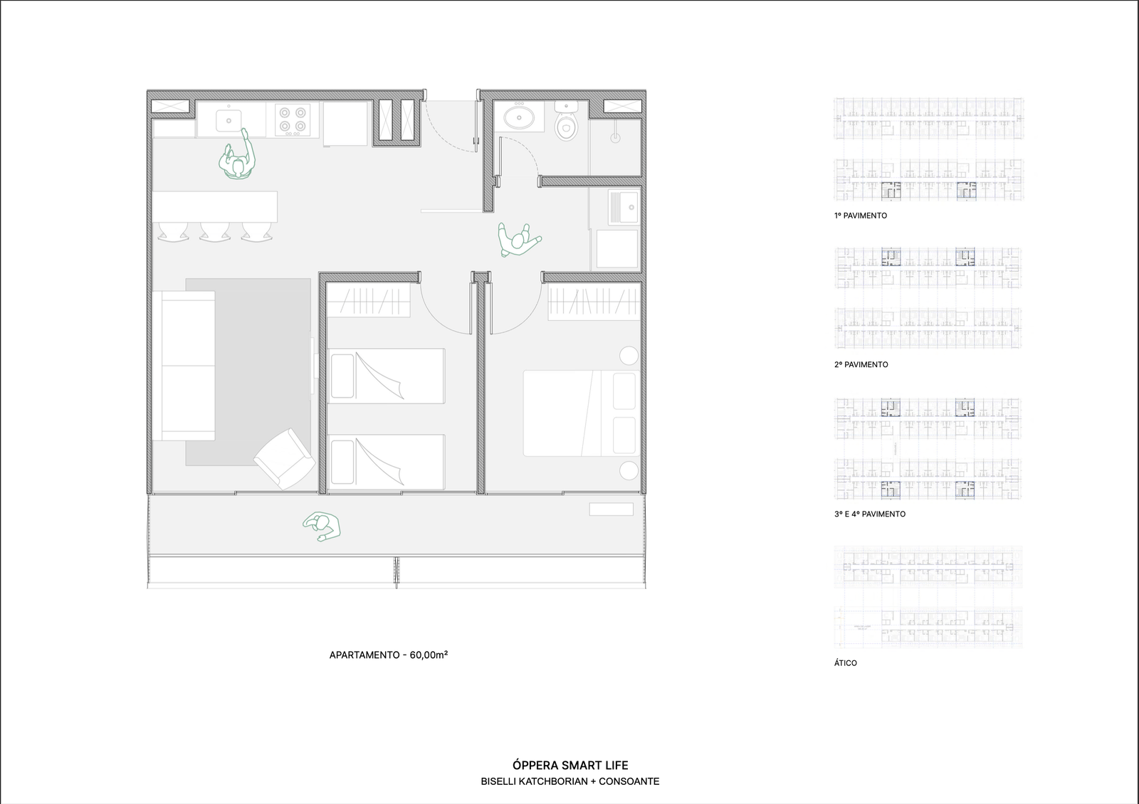 1 Bed, 1 Bath, ApartmentFor Sale, State of Santa Catarina, 7FXR+M38