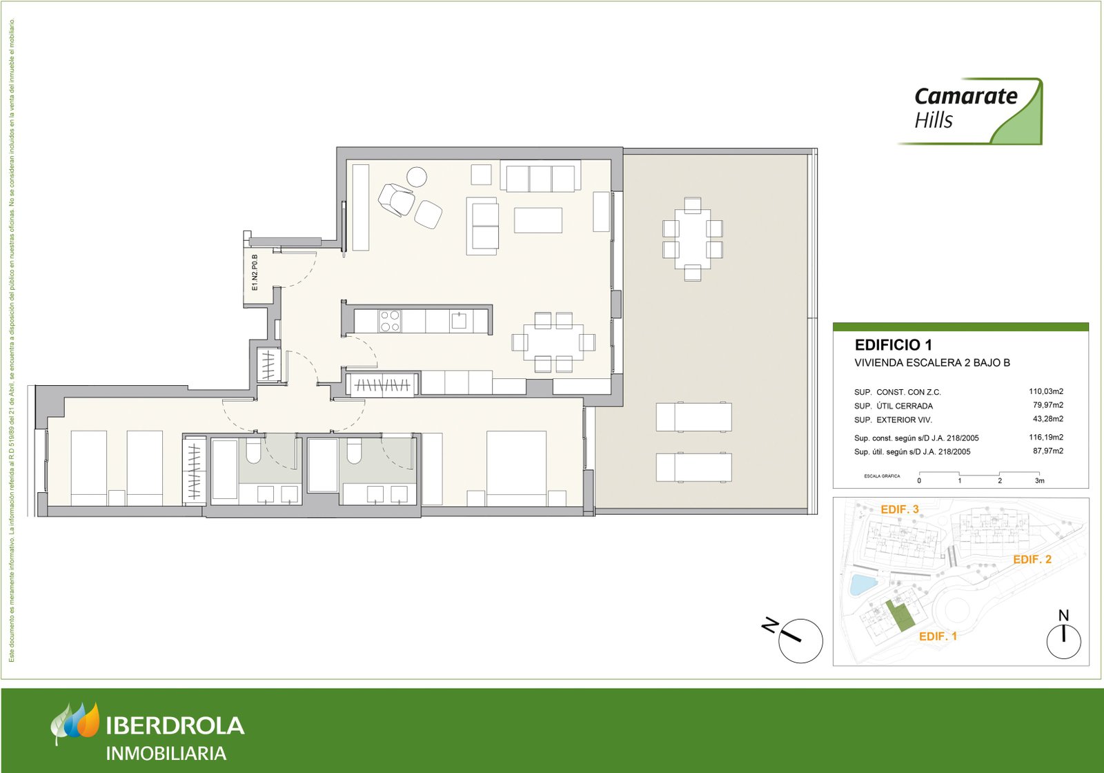 3 Bed, 2 Bath, ApartmentFor Sale, Casares, Malaga