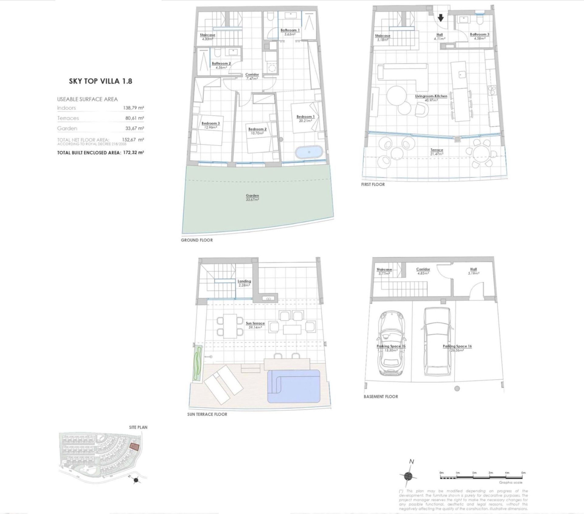 3 Bed, 3 Bath, HouseFor Sale, Fuengirola, Malaga, 29640