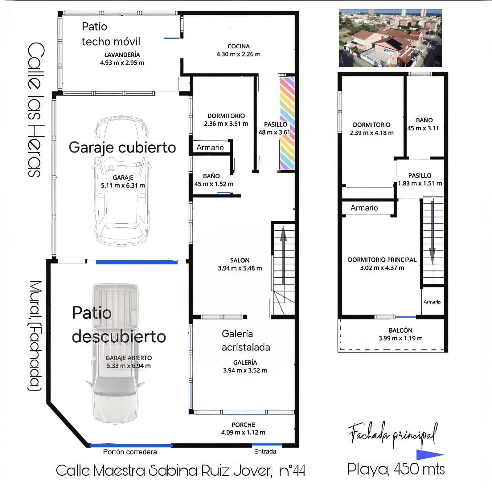 3 Bed, 2 Bath, ApartmentFor Sale, Santiago De La Ribera, Murcia