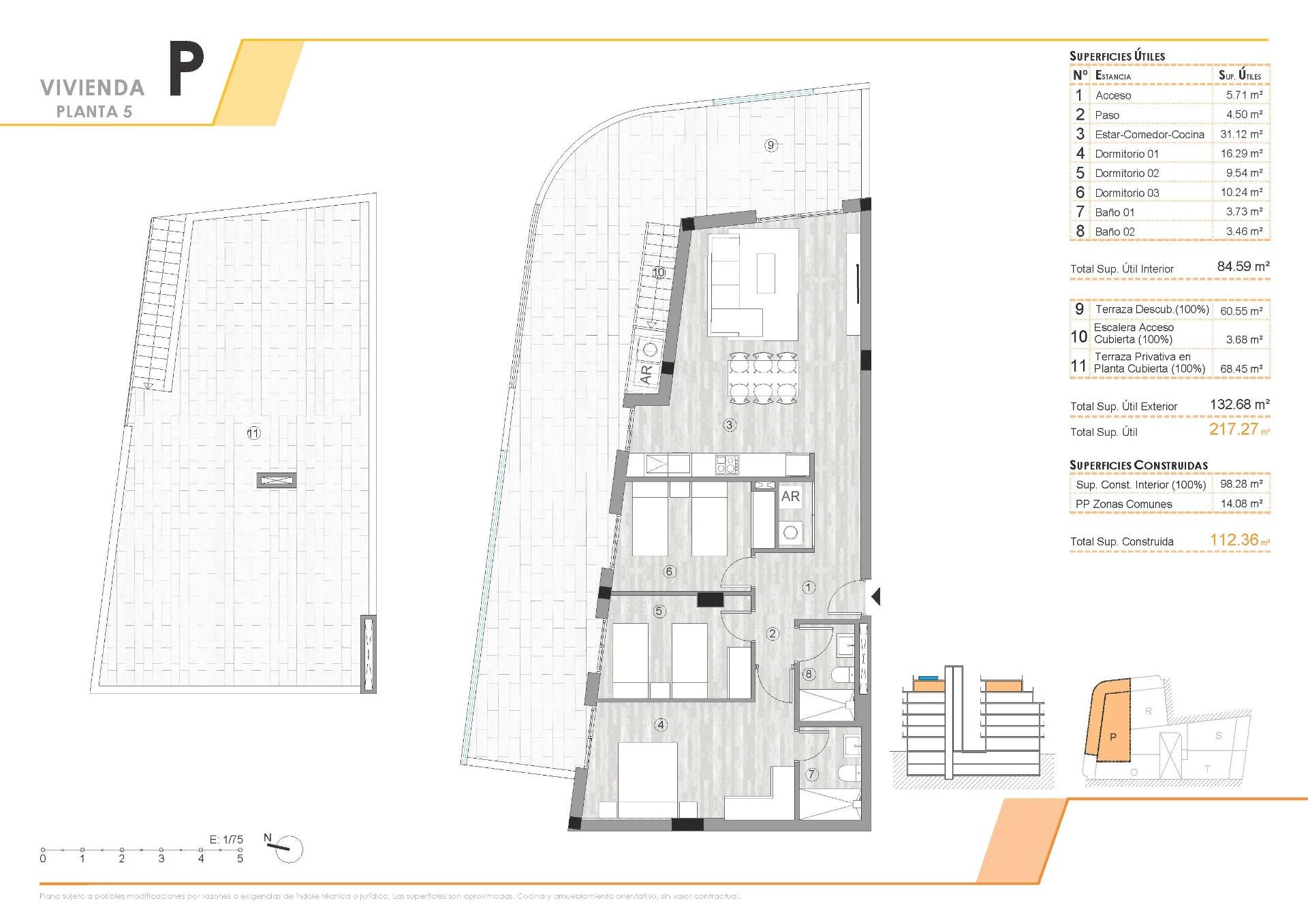 3 Bed, 2 Bath, ApartmentFor Sale, Torrevieja, Alicante