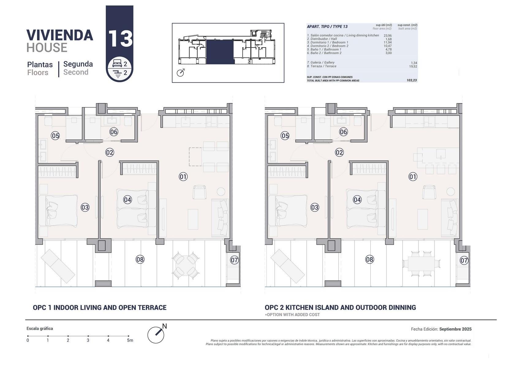 2 Bed, 2 Bath, ApartmentFor Sale, Villajoyosa, Alicante