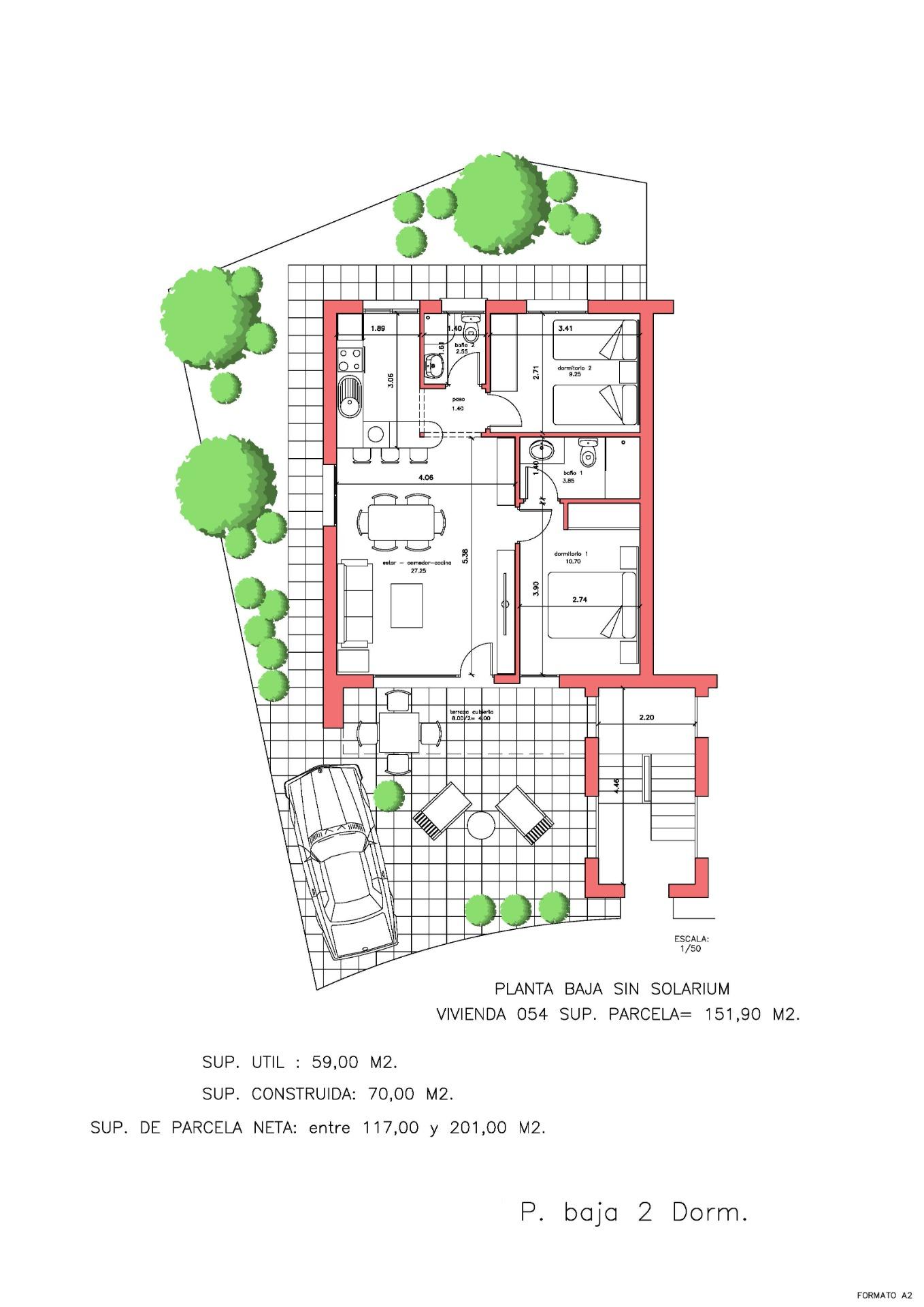 2 Bed, 2 Bath, HouseFor Sale, Fuente Alamo, Murcia