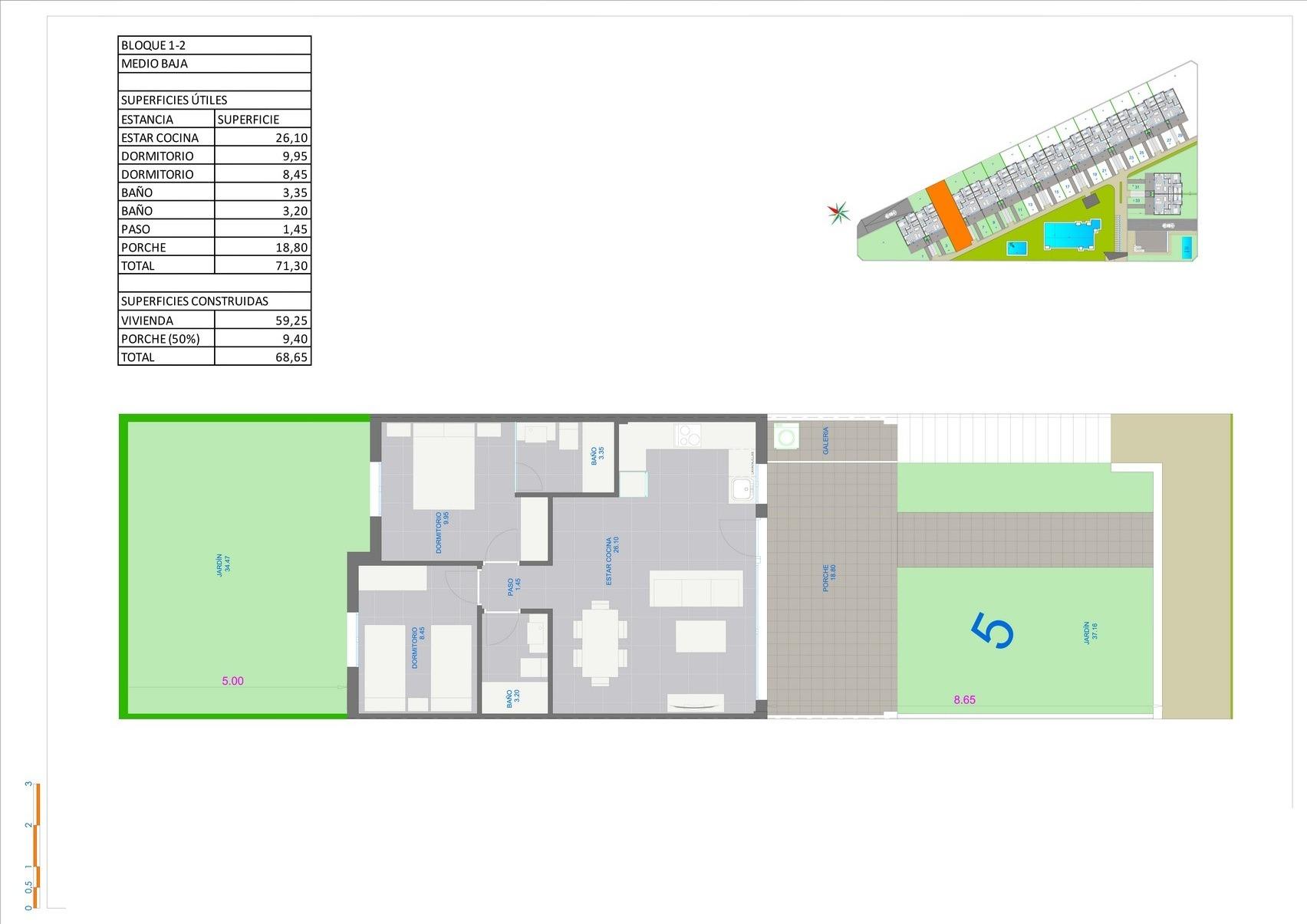 2 Bed, 2 Bath, HouseFor Sale, Pilar De La Horadada, Alicante