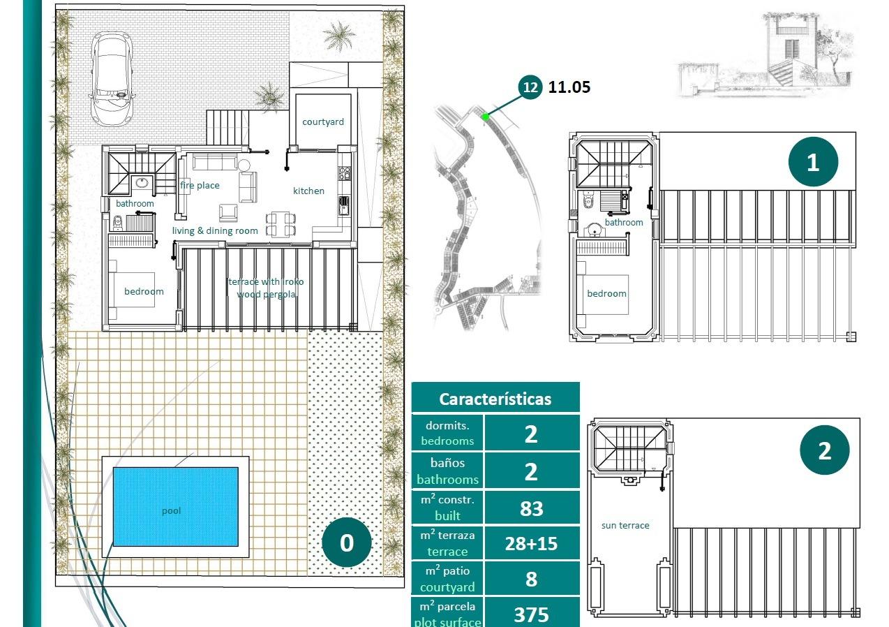 2 Bed, 2 Bath, HouseFor Sale, Sucina, Murcia