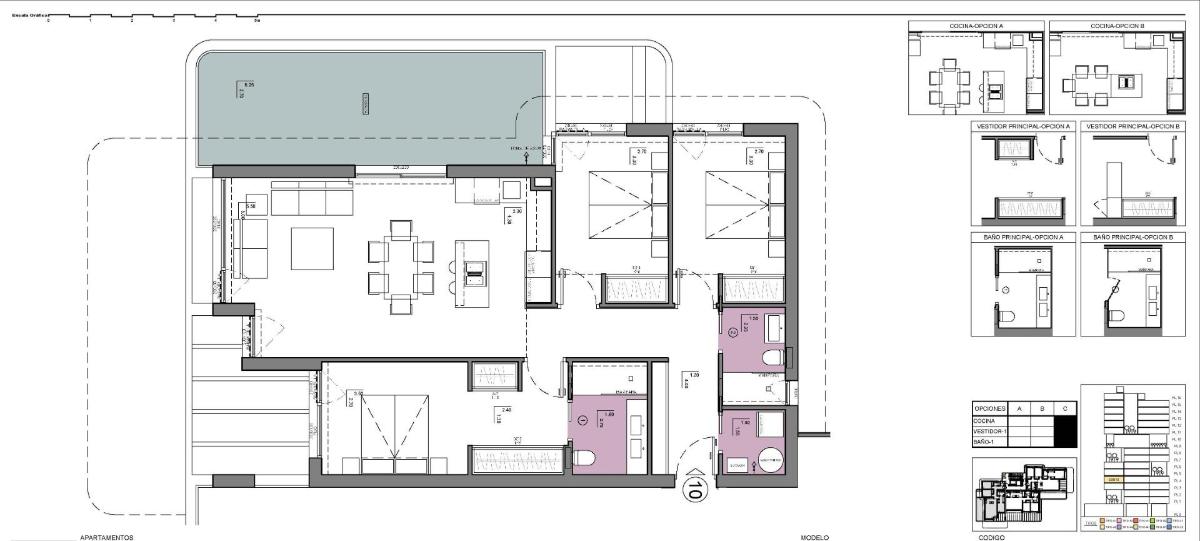 3 Bed, 2 Bath, ApartmentFor Sale, Calpe, Costa Blanca