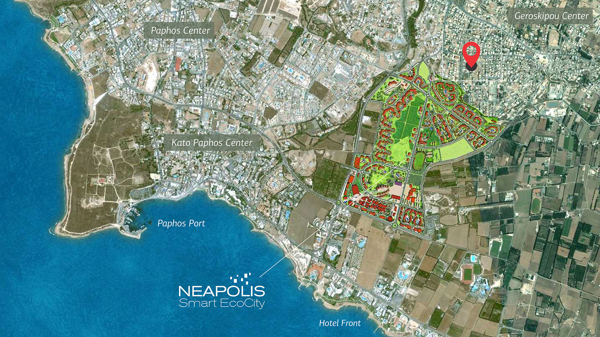 2 Bed, 2 Bath, ApartmentFor Sale, Geroskipou, Paphos