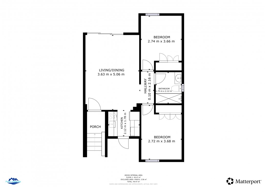 2 Bed, 1 Bath, ApartmentFor Sale, Los Narejos, Murcia