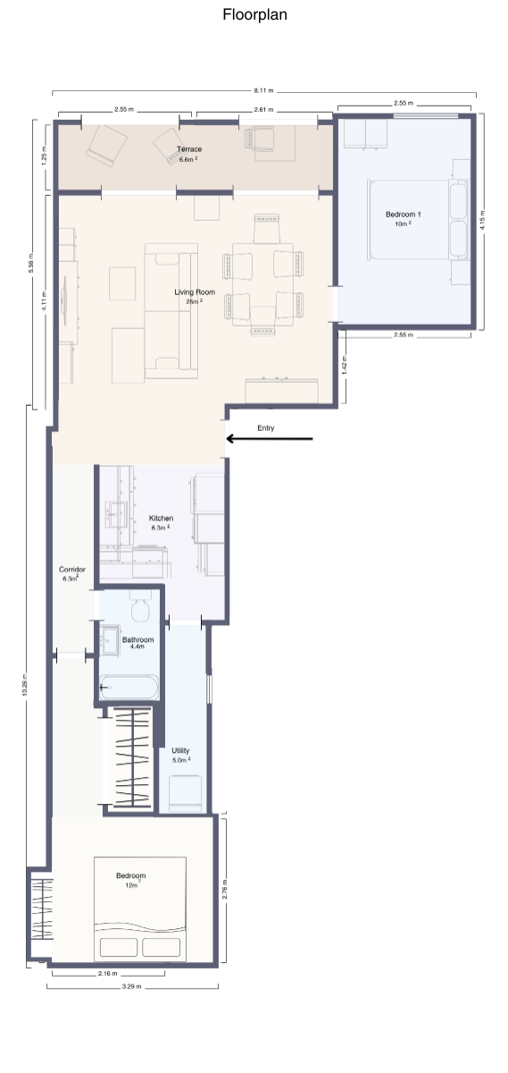 2 Bed, 1 Bath, ApartmentFor Sale, Torrevieja, Alicante