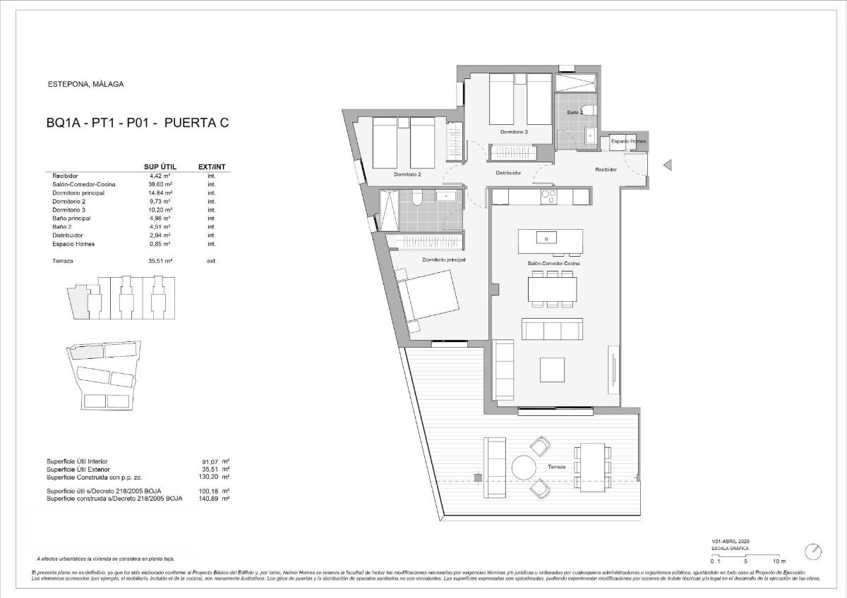 3 Bed, 2 Bath, ApartmentFor Sale, Estepona, Costa del Sol