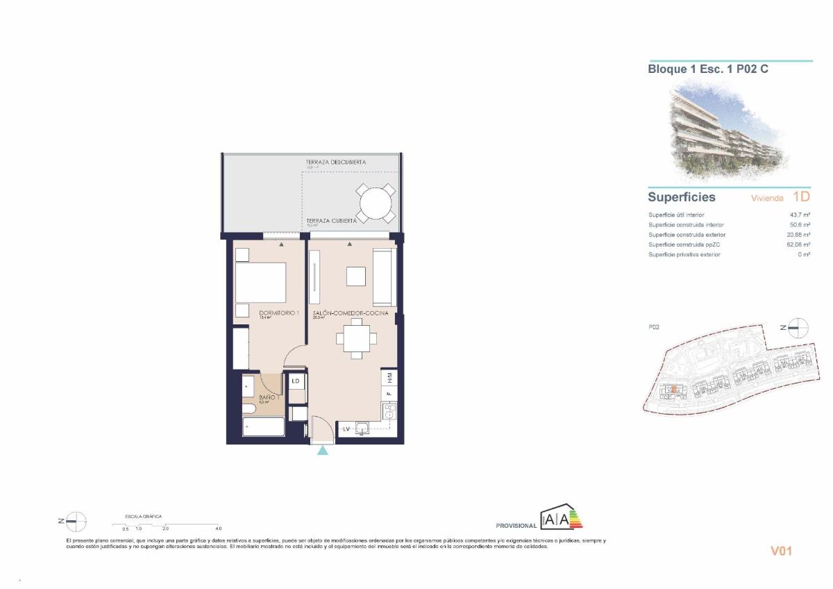1 Bed, 1 Bath, ApartmentFor Sale, Denia, Costa Blanca