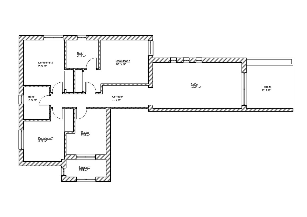 3 Bed, 2 Bath, ApartmentFor Sale, La Cala de Mijas, Malaga