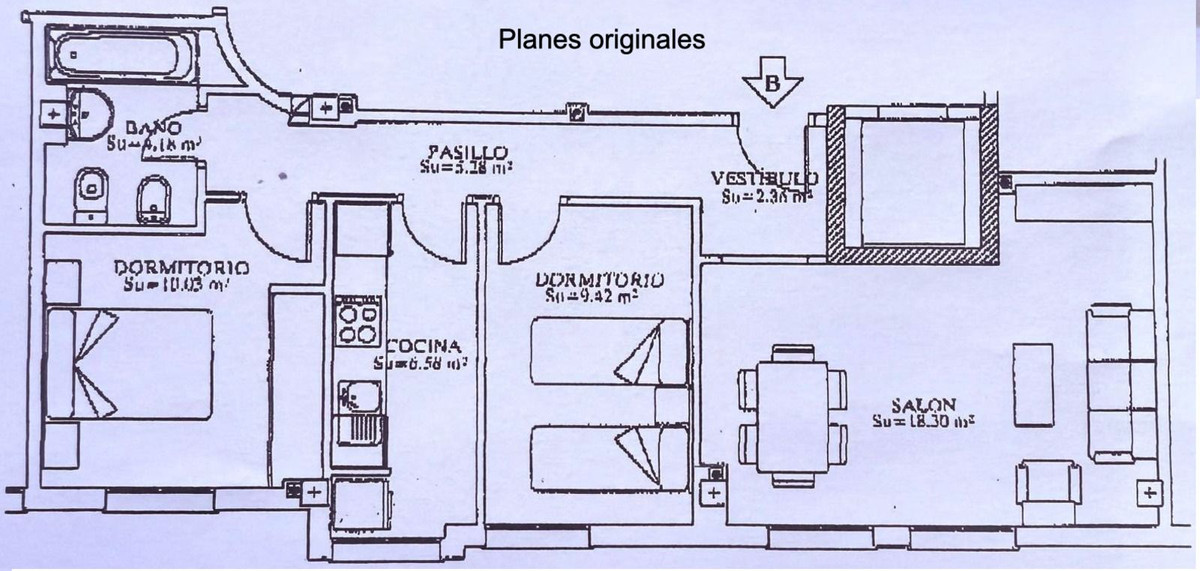 2 Bed, 1 Bath, ApartmentFor Sale, Malaga, Malaga