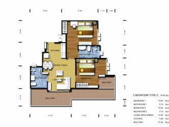 1 Bed, 1 Bath, ApartmentFor Sale, 83130 13/47 Moo 1 Rawai Muang Phuket, Phuket, NaiHarn, South