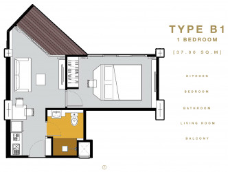 1 Bed, 1 Bath, ApartmentFor Sale, Phuket, BangTao, NorthWest