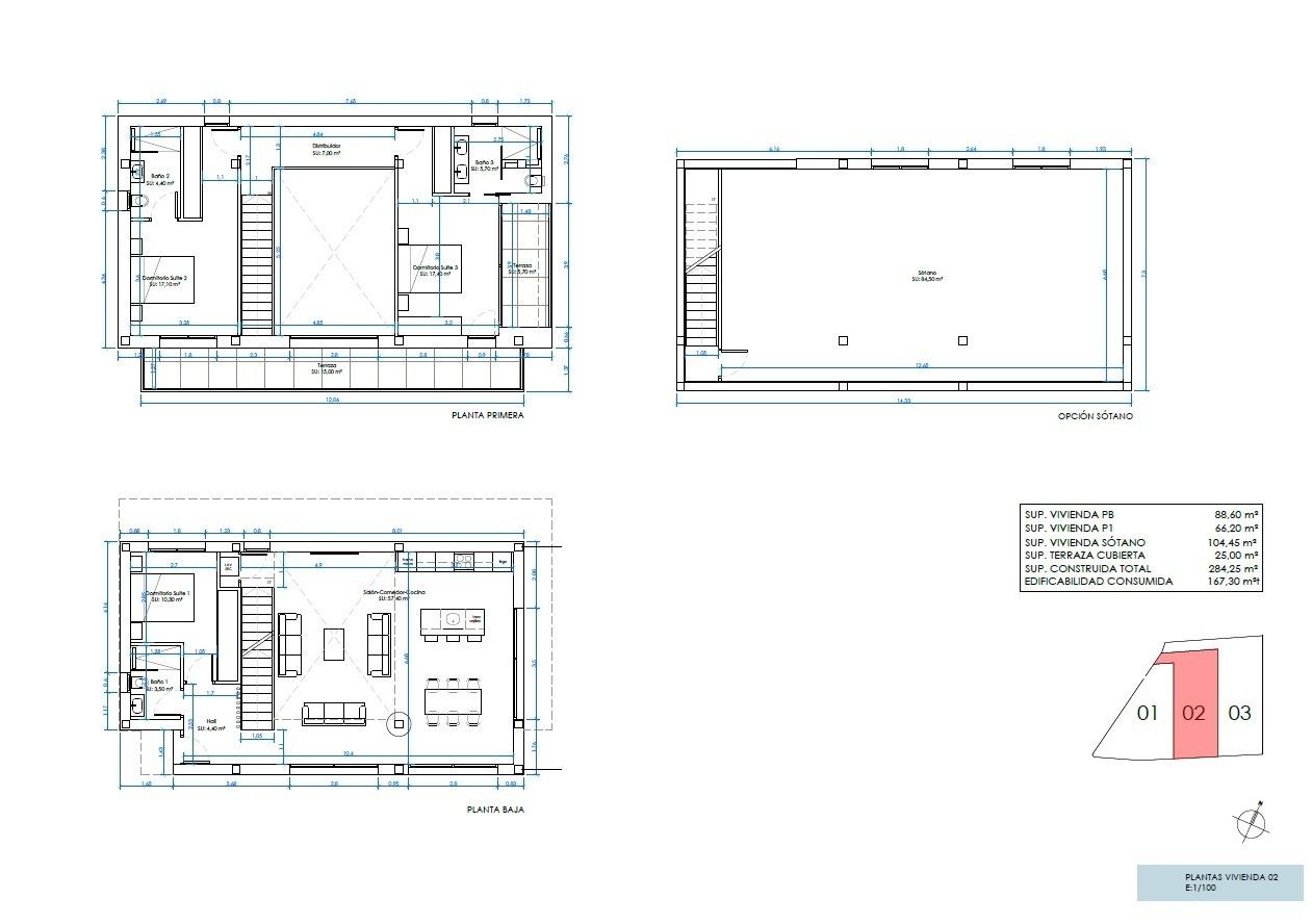 3 Bed, 3 Bath, HouseFor Sale, Ciudad Quesada, Alicante