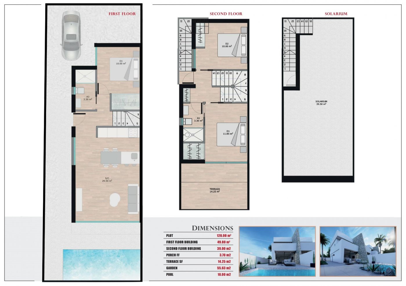 3 Bed, 2 Bath, HouseFor Sale, San Javier, Murcia