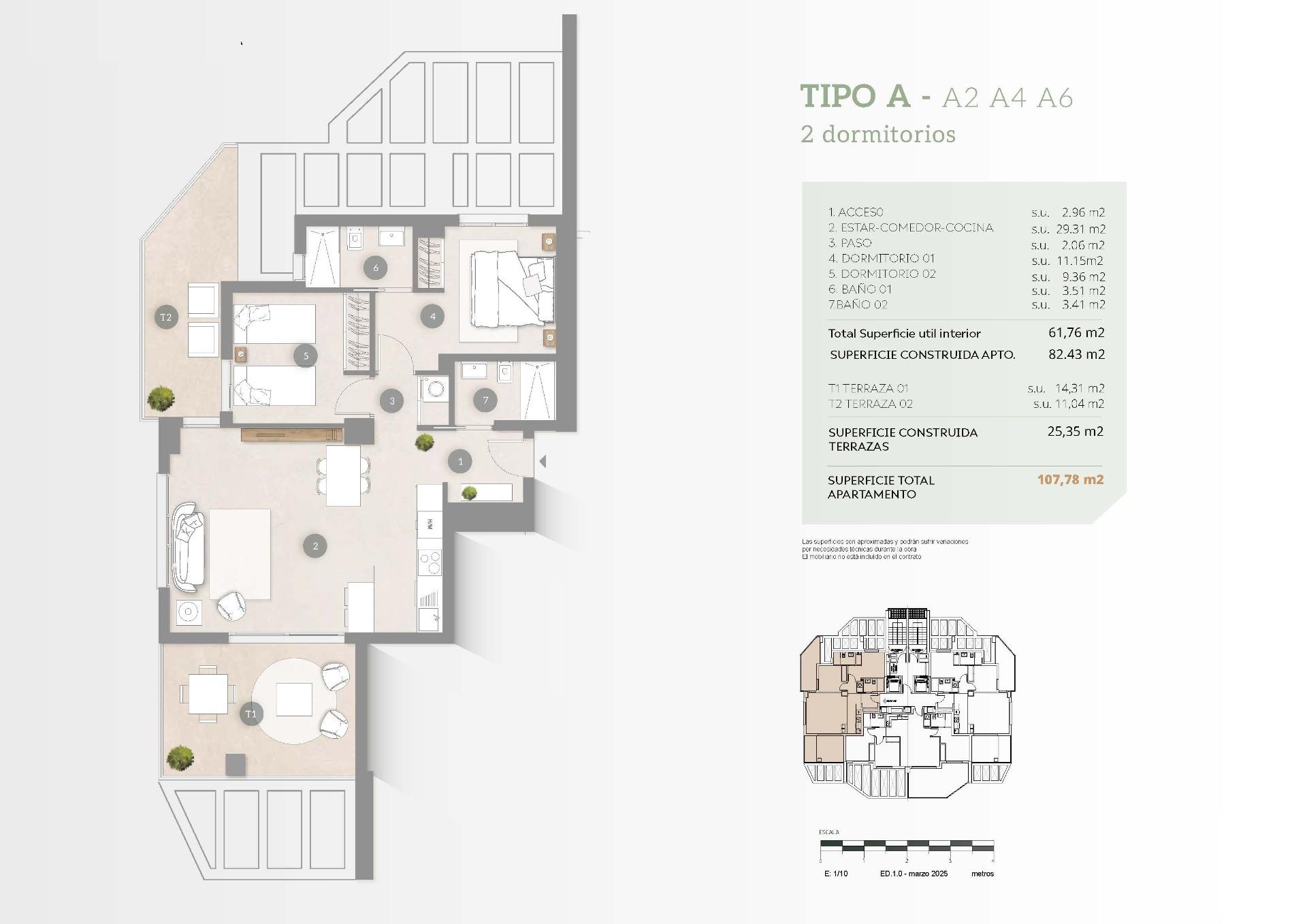 2 Bed, 2 Bath, ApartmentFor Sale, Calpe, Alicante