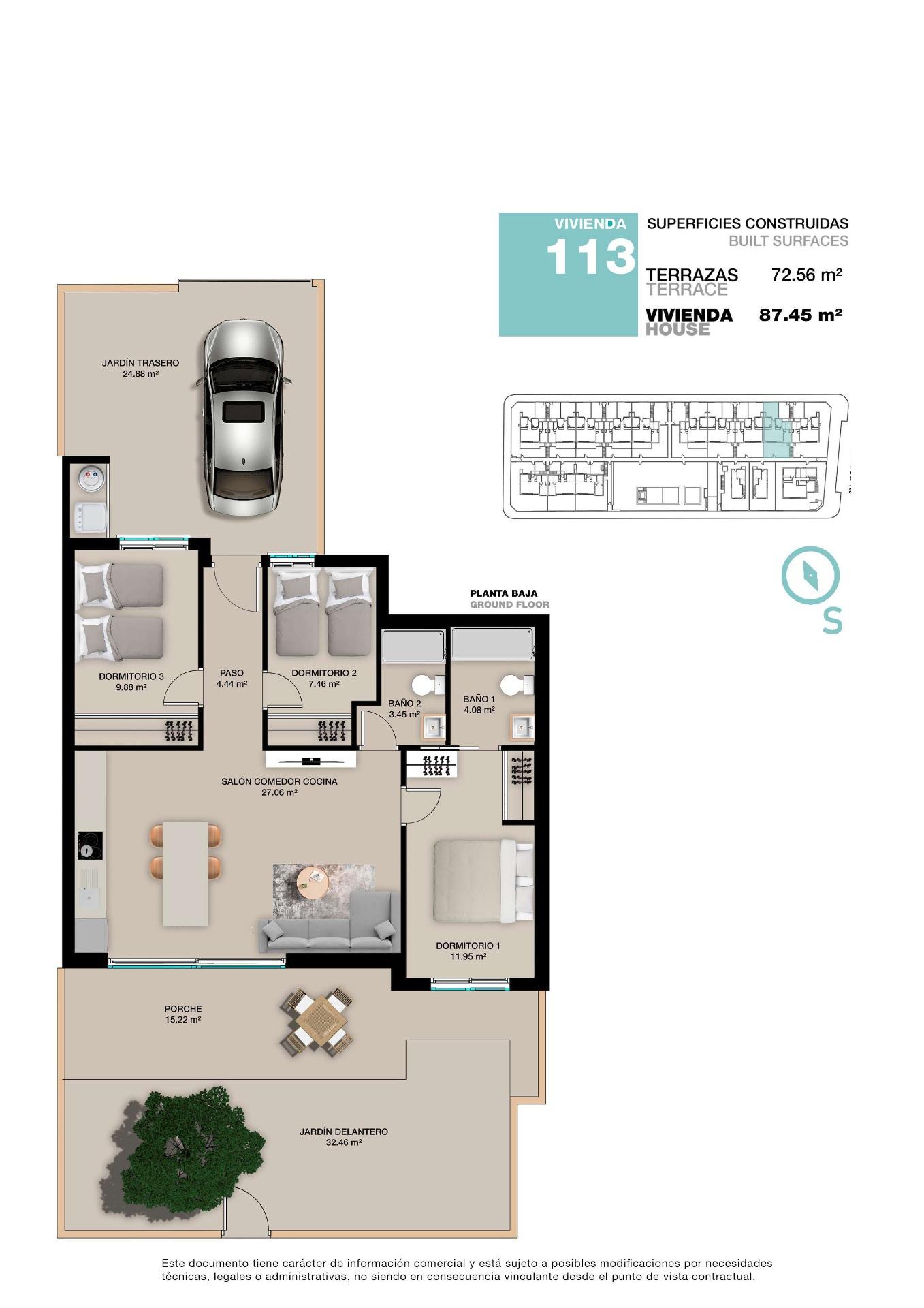 3 Bed, 2 Bath, HouseFor Sale, Pilar De La Horadada, Alicante