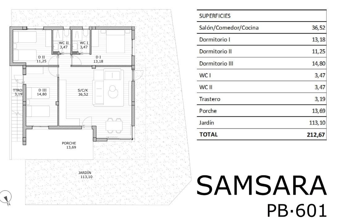 3 Bed, 2 Bath, HouseFor Sale, San Miguel de Salinas, Alicante