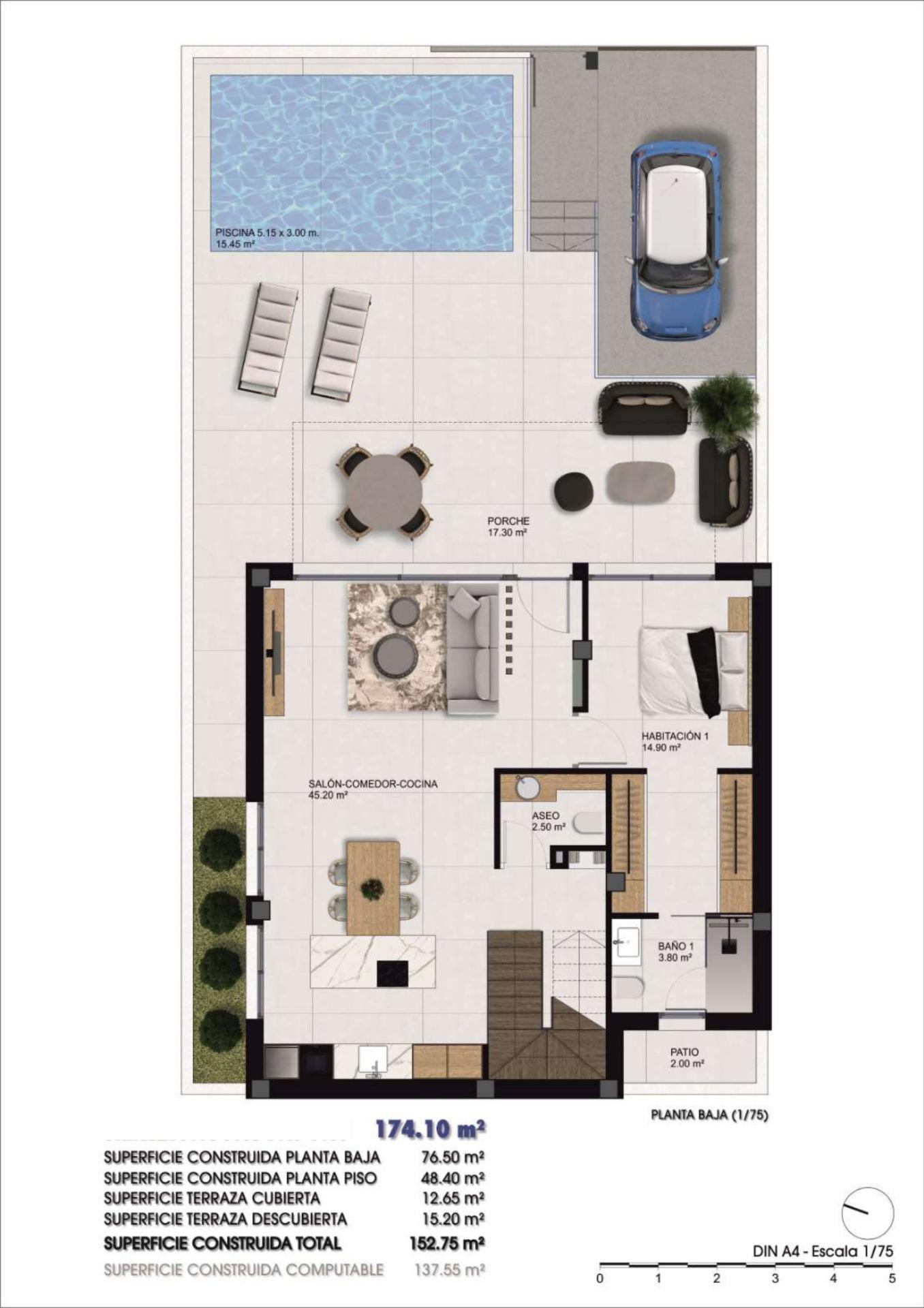 3 Bed, 3 Bath, HouseFor Sale, Dolores, Alicante