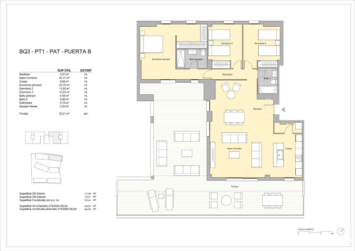 3 Bed, 2 Bath, ApartmentFor Sale, Estepona, Costa del Sol
