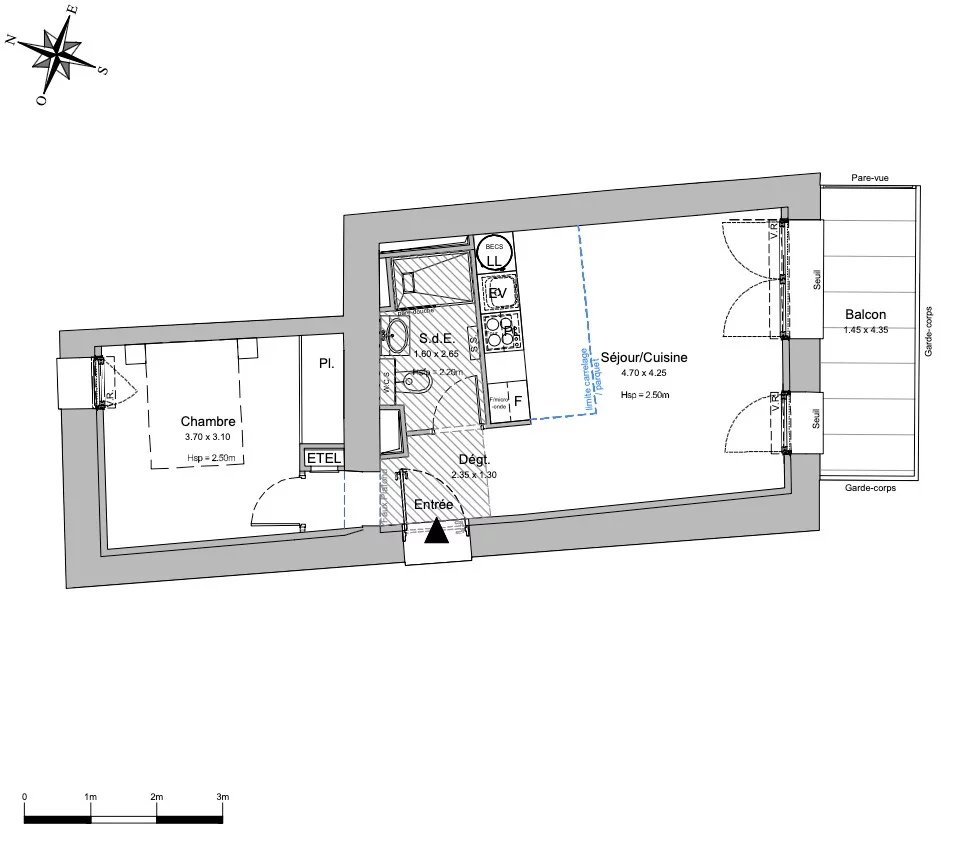 1 Bed, 1 Bath, ApartmentFor Sale, Nice, Alpes-Maritimes