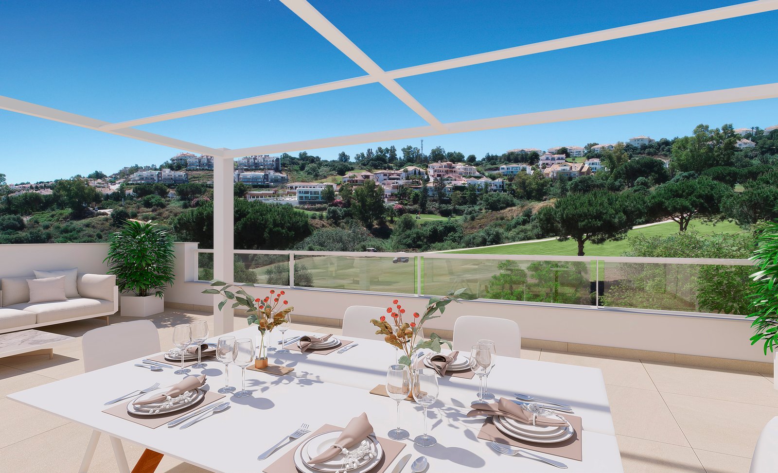 3 Bed, 2 Bath, ApartmentFor Sale, Mijas, Malaga