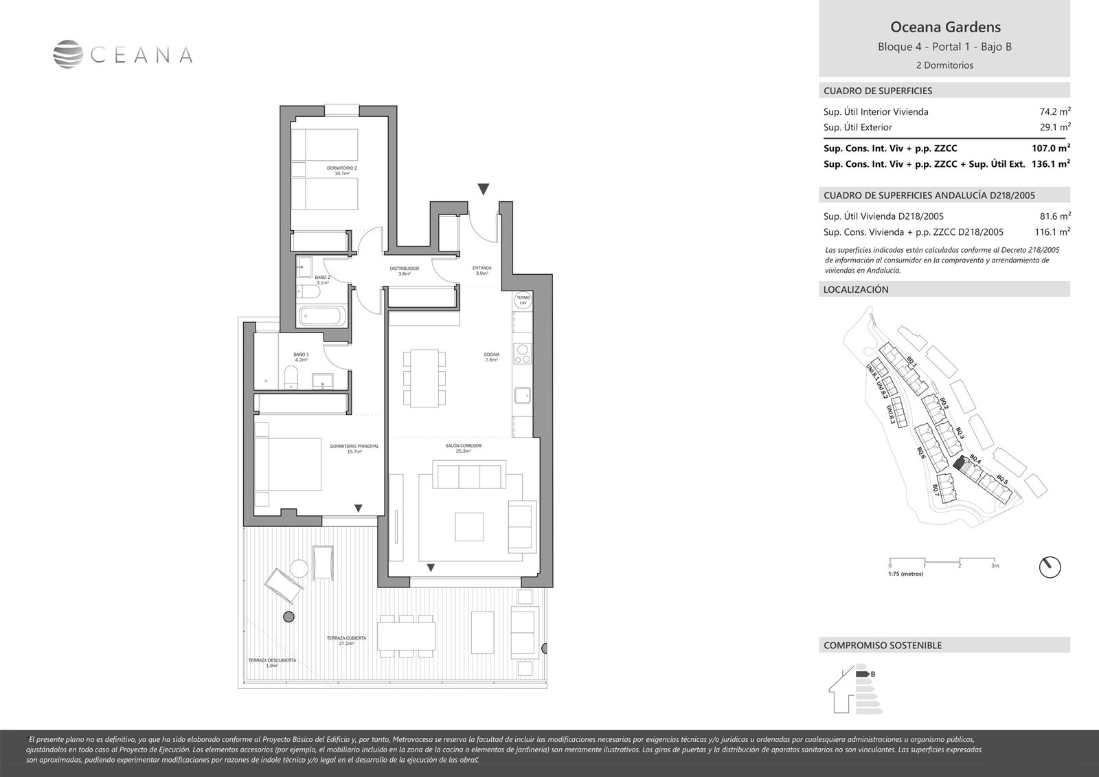 3 Bed, 2 Bath, ApartmentFor Sale, Estepona, Malaga